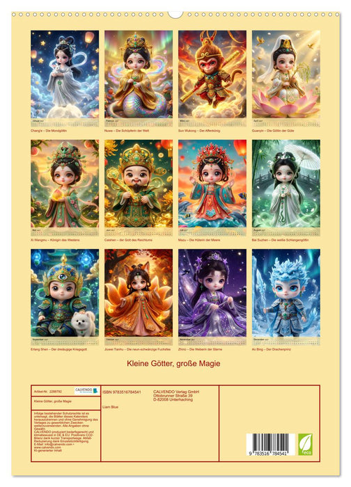 Kleine Götter, große Magie (CALVENDO Premium Wandkalender 2027)