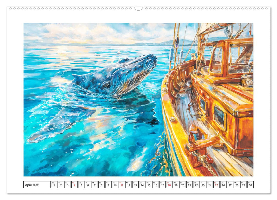 Norwegen. Künstlerische Aquarelle aus dem hohen Norden (CALVENDO Premium Wandkalender 2027)