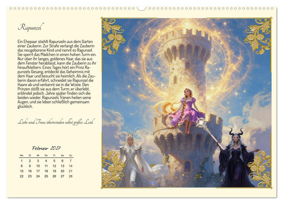 Die schönsten Märchen (CALVENDO Premium Wandkalender 2027)