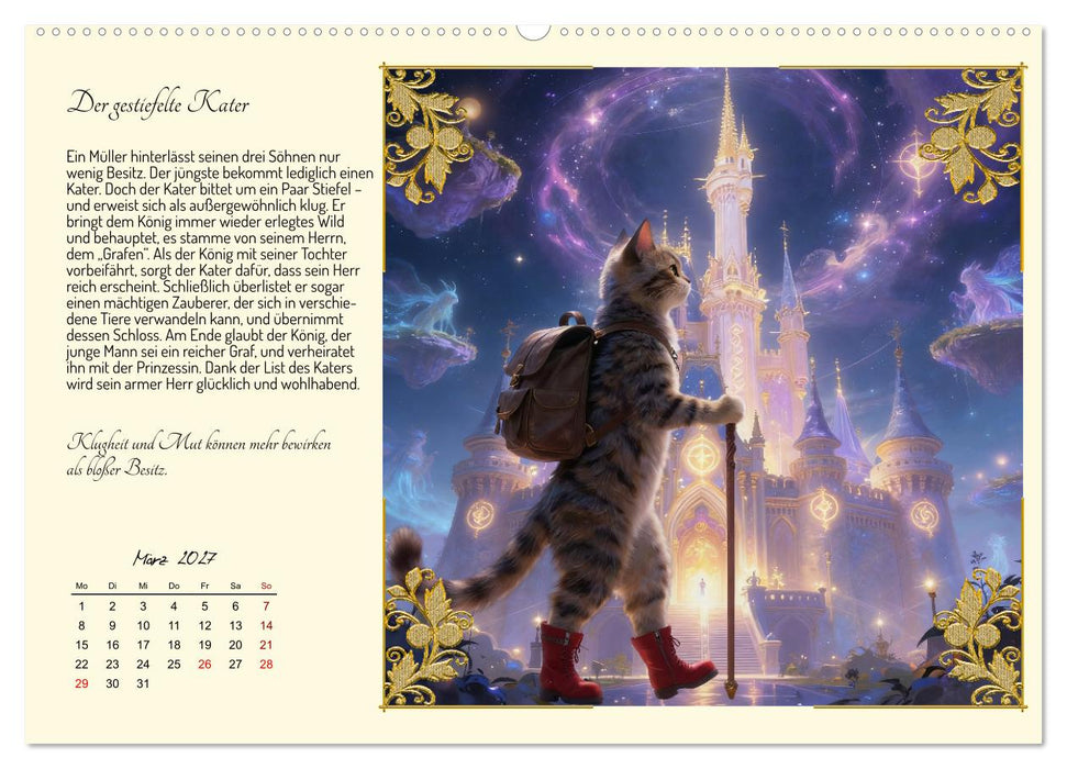 Die schönsten Märchen (CALVENDO Premium Wandkalender 2027)
