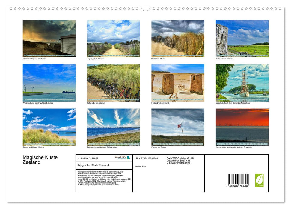 Magische Küste Zeeland (CALVENDO Premium Wandkalender 2027)