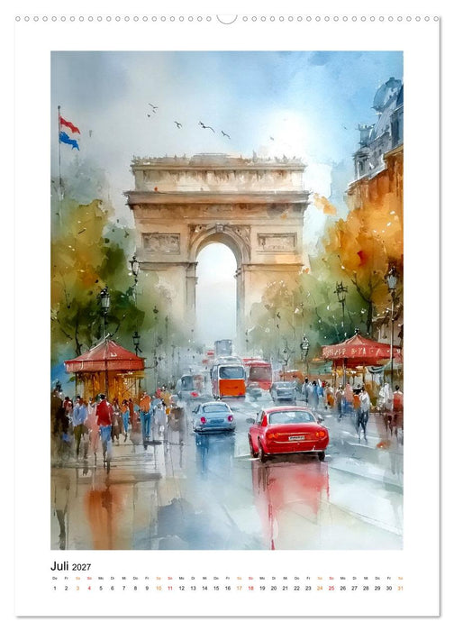 Paris Träume (CALVENDO Premium Wandkalender 2027)