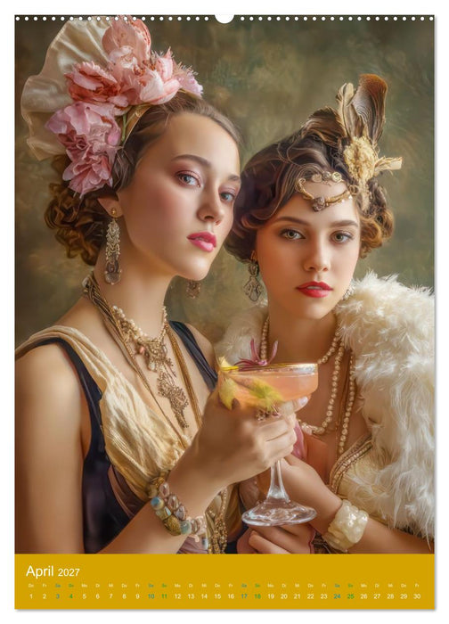 Erleben Sie die Goldenen 20er - Stilvolle Portraits (CALVENDO Wandkalender 2027)