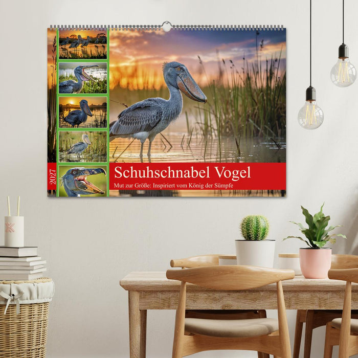 Schuhschnabel Vogel (CALVENDO Wandkalender 2027)