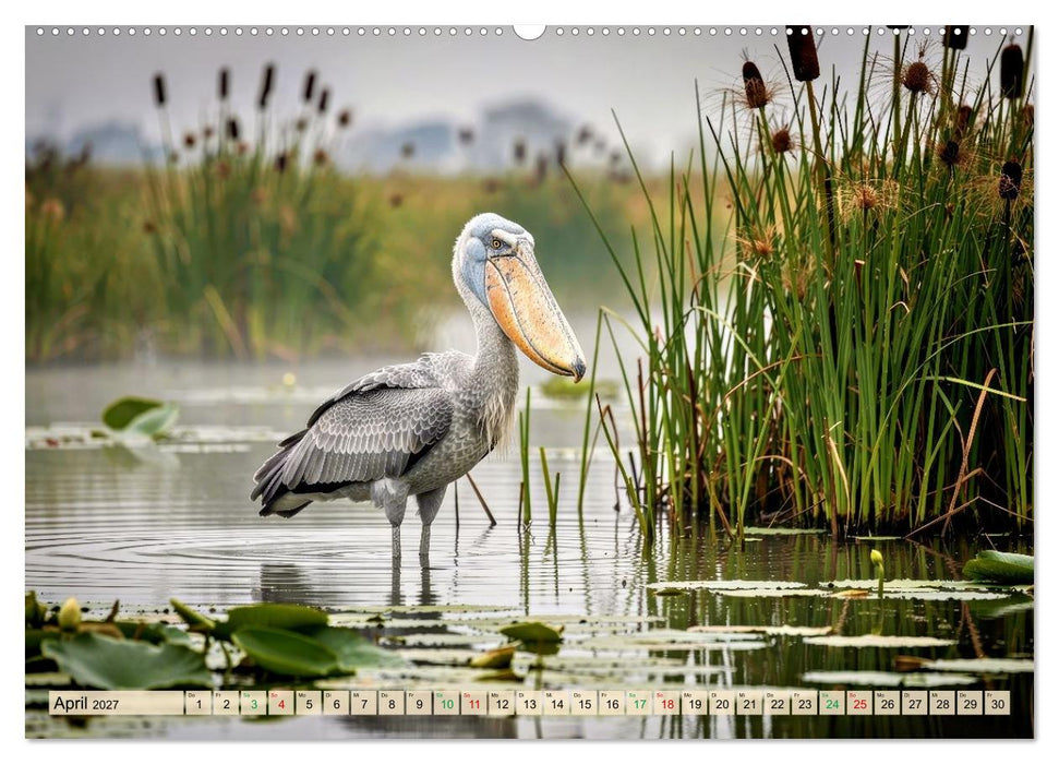 Schuhschnabel Vogel (CALVENDO Wandkalender 2027)
