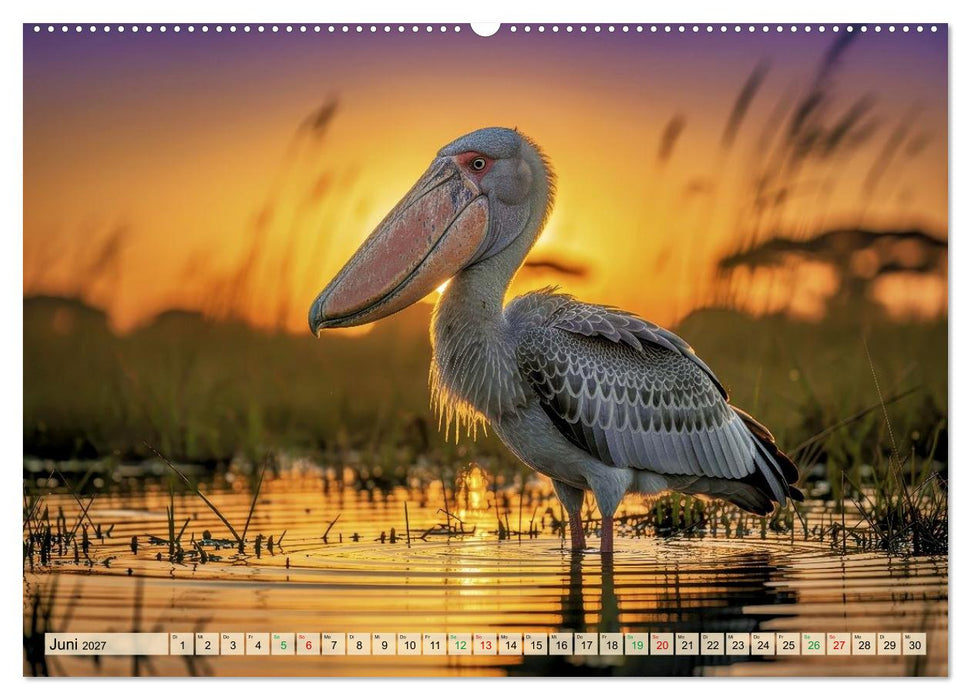 Schuhschnabel Vogel (CALVENDO Wandkalender 2027)