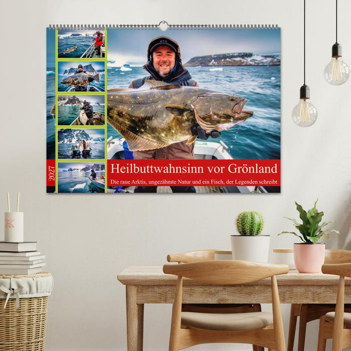 Heilbuttwahnsinn vor Grönland (CALVENDO Wandkalender 2027)