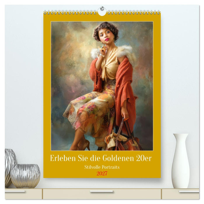 Erleben Sie die Goldenen 20er - Stilvolle Portraits (CALVENDO Premium Wandkalender 2027)