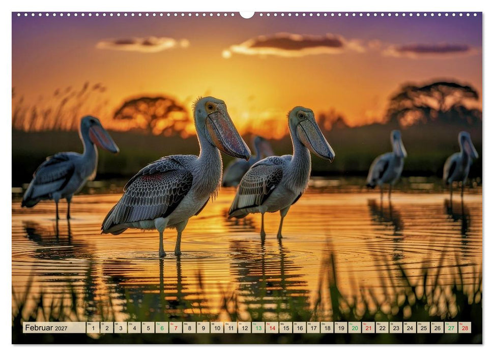 Schuhschnabel Vogel (CALVENDO Premium Wandkalender 2027)