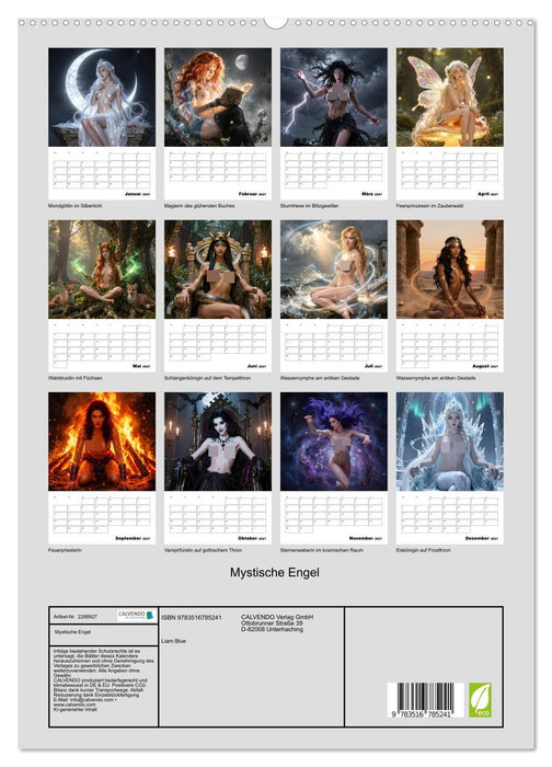 Mystische Engel (CALVENDO Premium Wandkalender 2027)