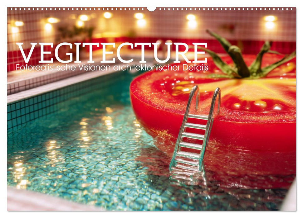 Vegitecture. Fotorealistische Visionen architektonischer Details (CALVENDO Wandkalender 2027)