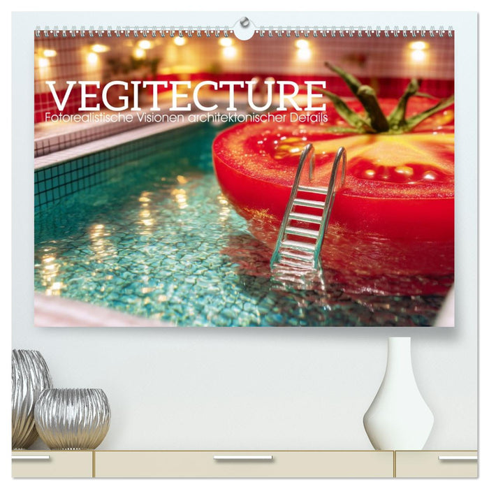 Vegitecture. Fotorealistische Visionen architektonischer Details (CALVENDO Premium Wandkalender 2027)