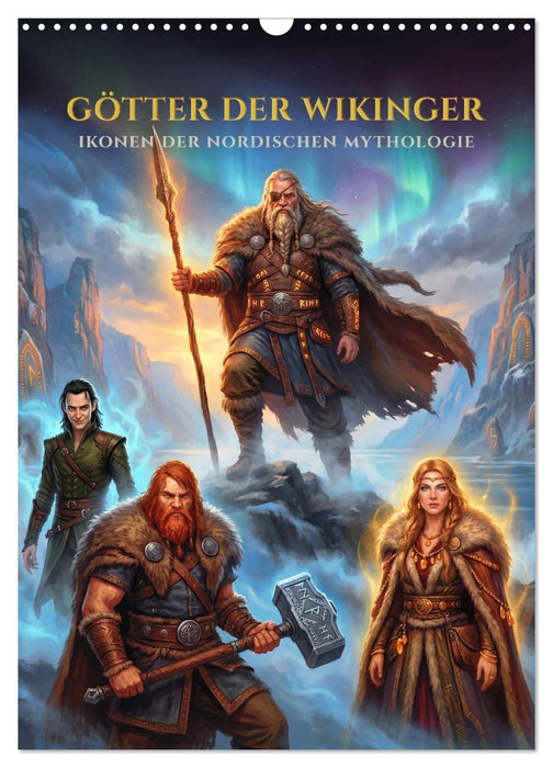 Götter der Wikinger – Ikonen der Nordischen Mythologie (CALVENDO Wandkalender 2027)
