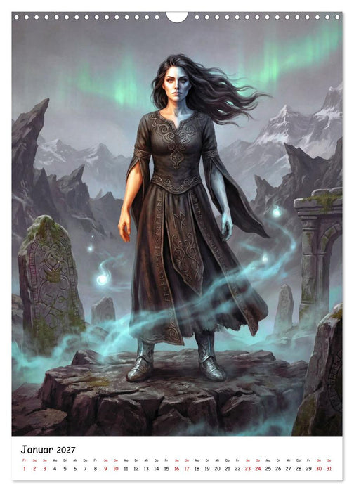Götter der Wikinger – Ikonen der Nordischen Mythologie (CALVENDO Wandkalender 2027)