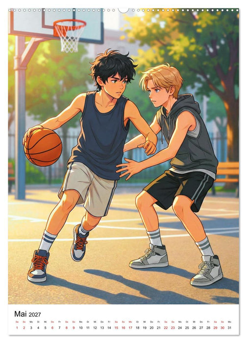 Level Up – Basketballhelden (CALVENDO Wandkalender 2027)