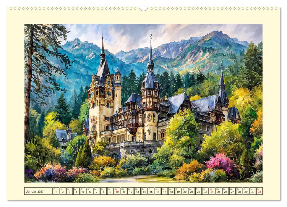 Rumänien. Zwischen Karpaten und Küste (CALVENDO Wandkalender 2027)