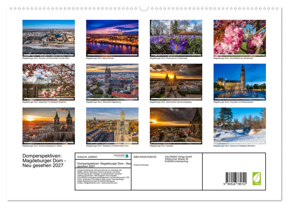 Domperspektiven: Magdeburger Dom - Neu gesehen 2027 (CALVENDO Premium Wandkalender 2027)