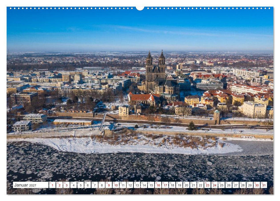 Domperspektiven: Magdeburger Dom - Neu gesehen 2027 (CALVENDO Premium Wandkalender 2027)