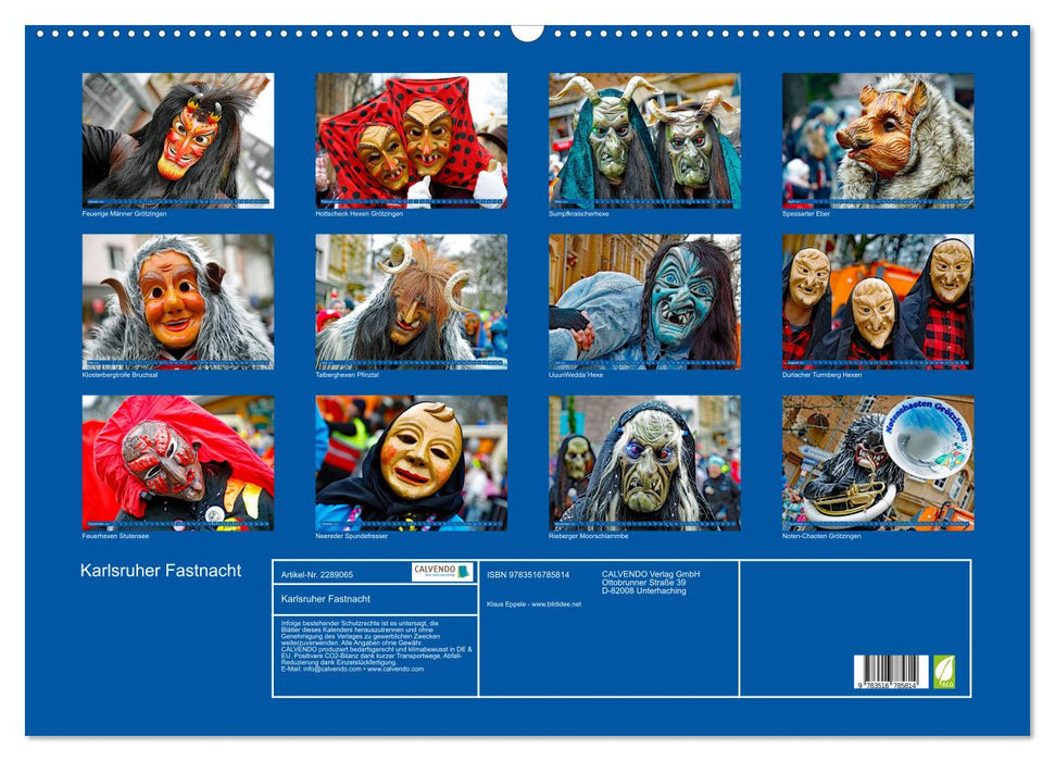 Karlsruher Fastnacht (CALVENDO Wandkalender 2027)