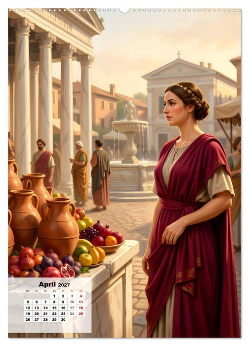 Marktfrauen durch die Jahrhunderte (CALVENDO Wandkalender 2027)