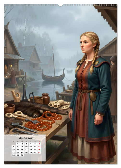 Marktfrauen durch die Jahrhunderte (CALVENDO Wandkalender 2027)