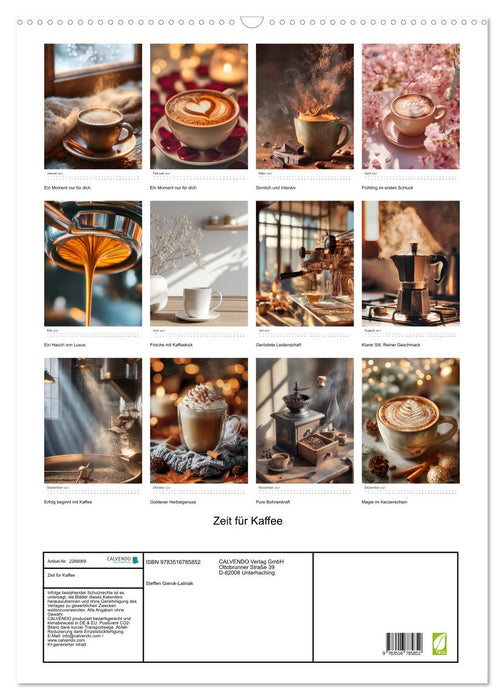 Zeit für Kaffee (CALVENDO Wandkalender 2027)