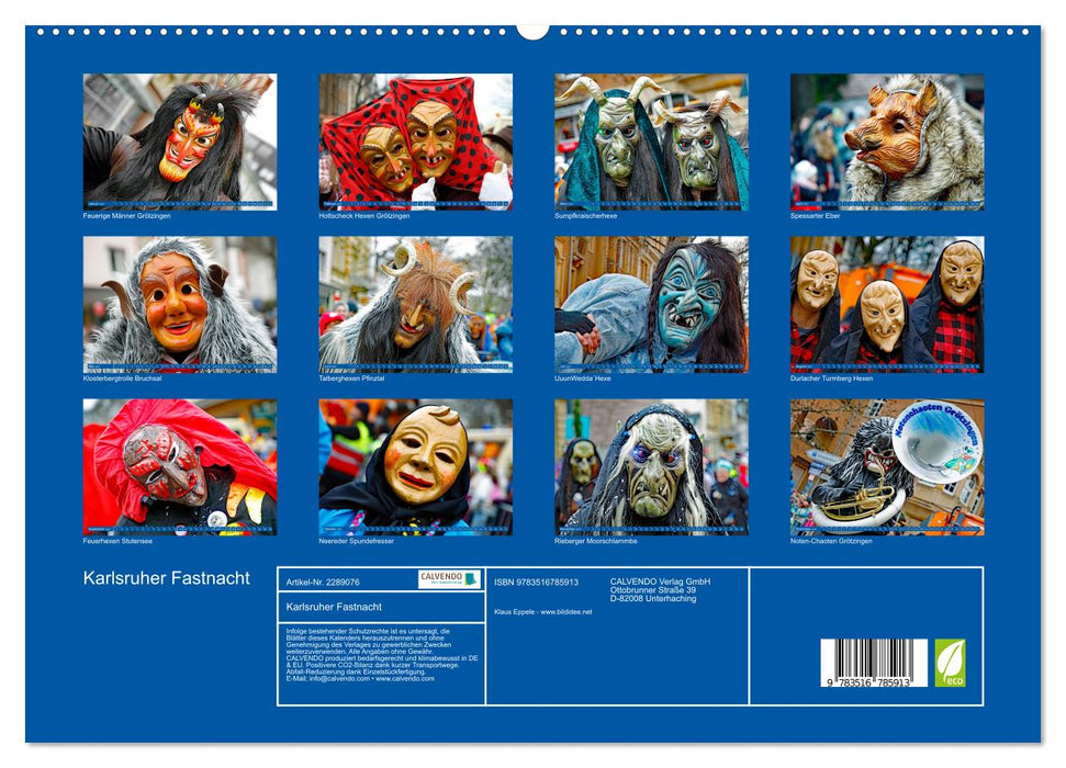 Karlsruher Fastnacht (CALVENDO Premium Wandkalender 2027)