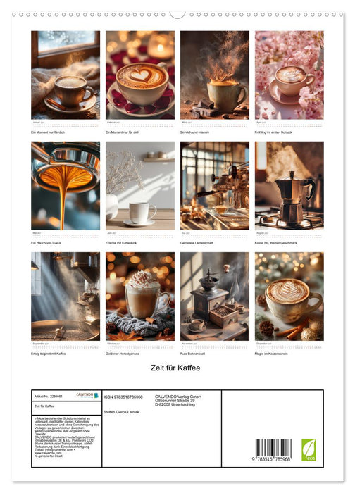 Zeit für Kaffee (CALVENDO Premium Wandkalender 2027)
