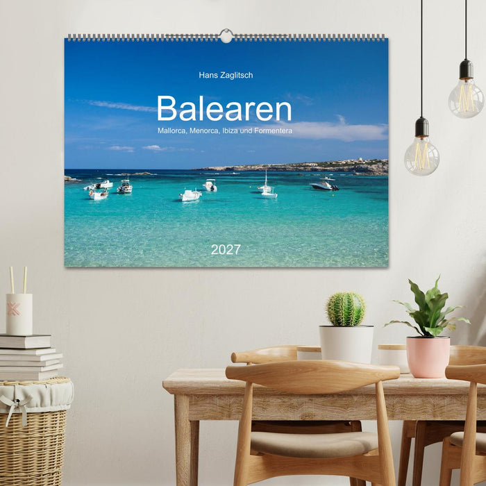 Balearen - Mallorca, Menorca, Ibiza und Formentera (CALVENDO Wandkalender 2027)