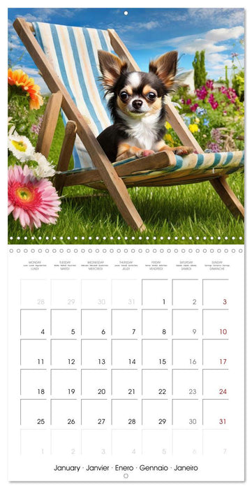 Chilling Chihuahuas (CALVENDO Monthly Calendar 2027)