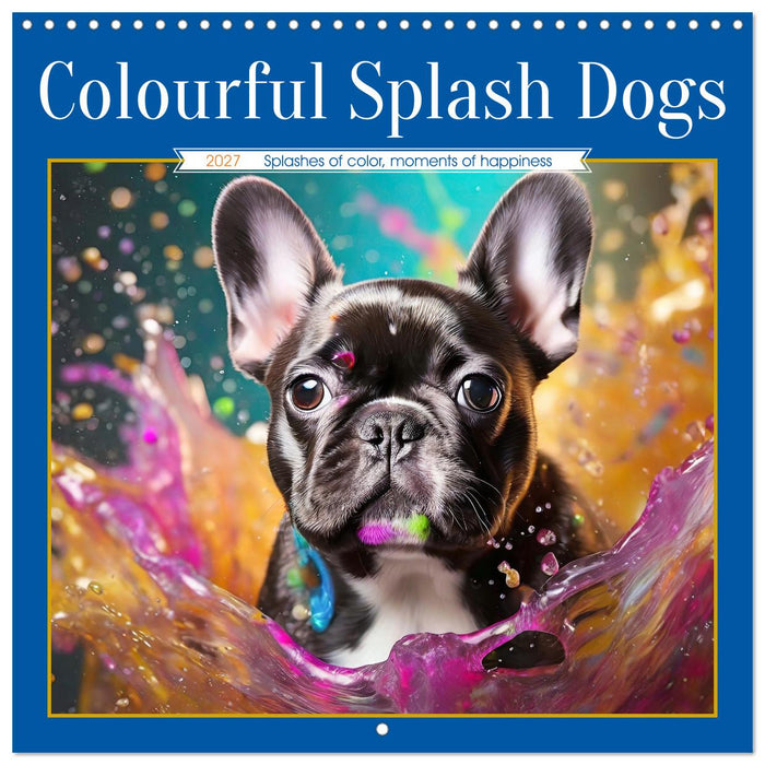 Colourful Splash Dogs (CALVENDO Monthly Calendar 2027)