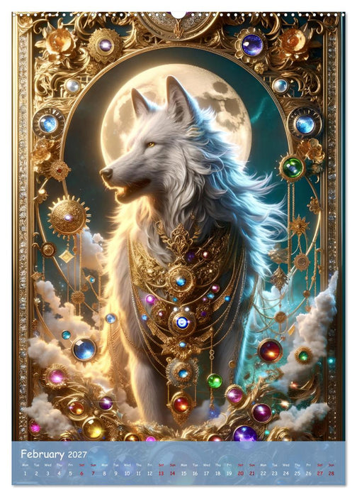 The Art of Power Animals (CALVENDO Monthly Calendar 2027)