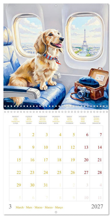 Dachshund Happiness (CALVENDO Monthly Calendar 2027)