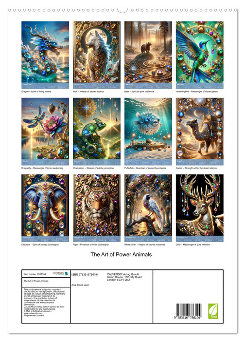 The Art of Power Animals (CALVENDO Premium-Calendar 2027)
