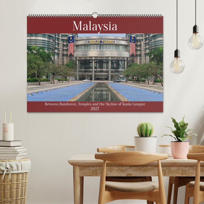 Malaysia – Between Rainforest, Temples and the Skyline of Kuala Lumpur (CALVENDO Monthly Calendar 2027)