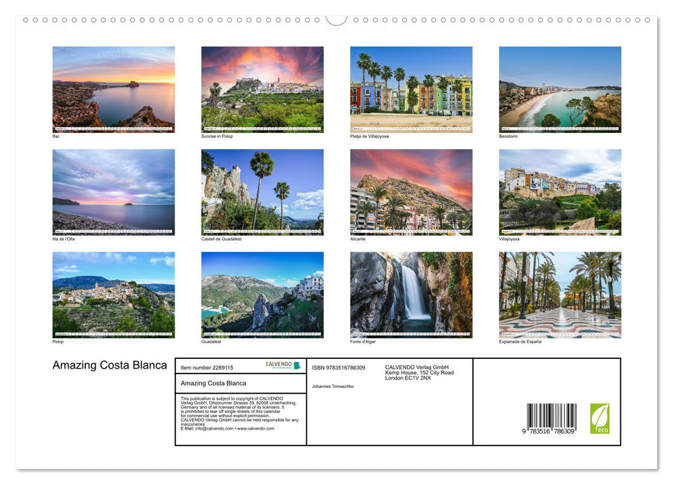Amazing Costa Blanca (CALVENDO Premium-Calendar 2027)