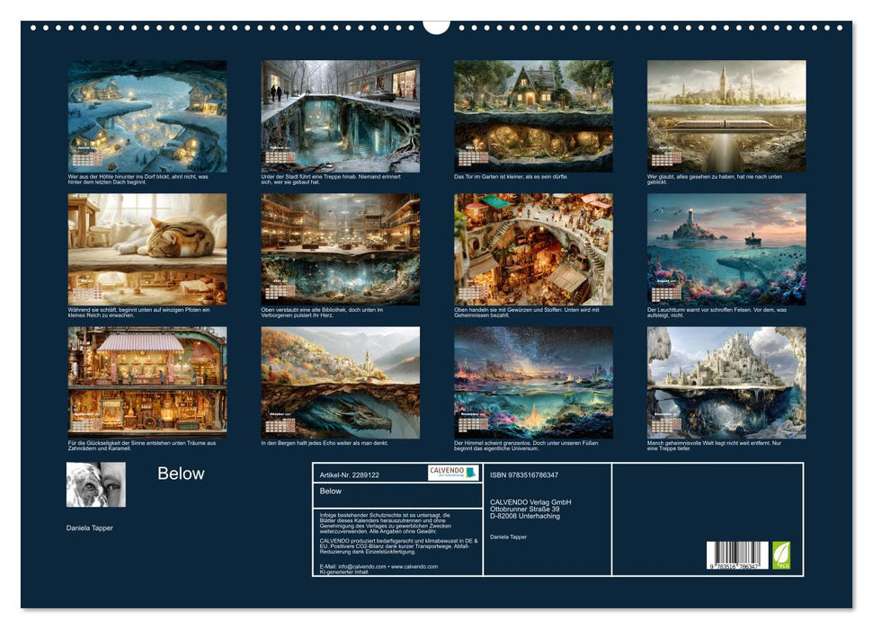 Below (CALVENDO Wandkalender 2027)