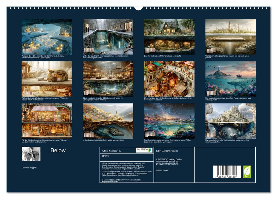 Below (CALVENDO Premium Wandkalender 2027)