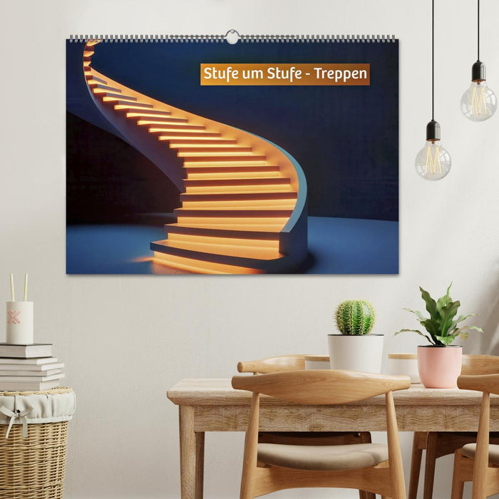 Stufe um Stufe - Treppen (CALVENDO Wandkalender 2027)