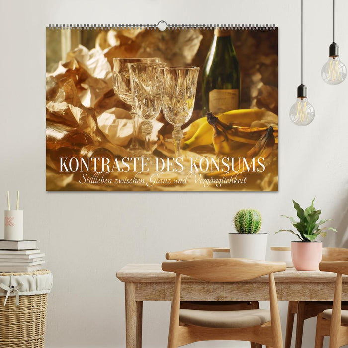 Kontraste des Konsums. Stillleben zwischen Glanz und Vergänglichkeit (CALVENDO Wandkalender 2027)
