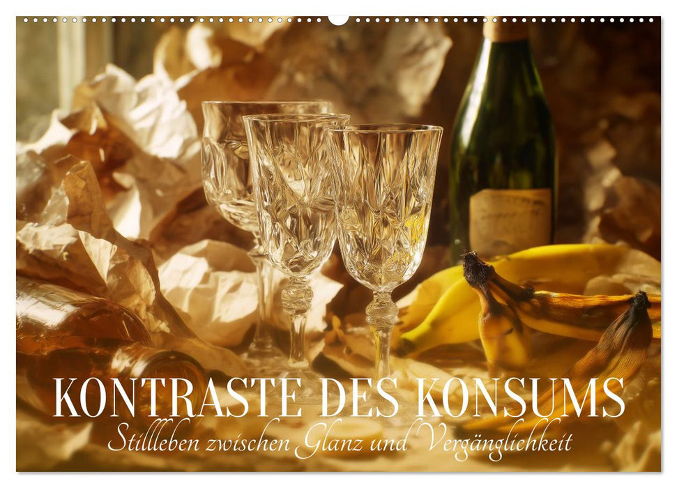 Kontraste des Konsums. Stillleben zwischen Glanz und Vergänglichkeit (CALVENDO Wandkalender 2027)