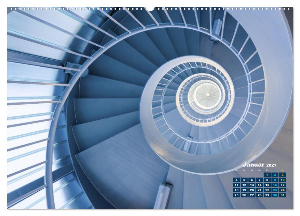 Stufe um Stufe - Treppen (CALVENDO Premium Wandkalender 2027)