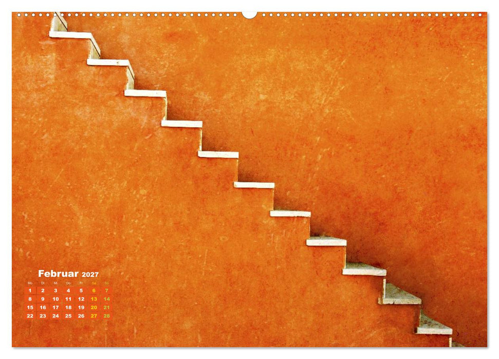 Stufe um Stufe - Treppen (CALVENDO Premium Wandkalender 2027)