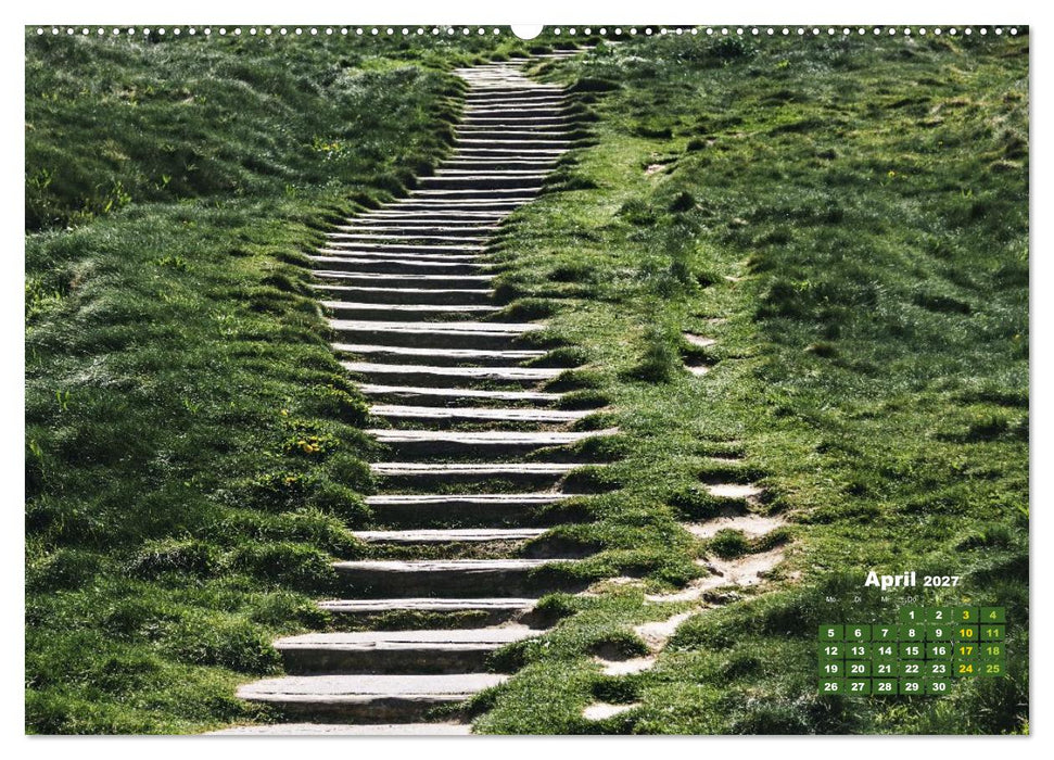 Stufe um Stufe - Treppen (CALVENDO Premium Wandkalender 2027)
