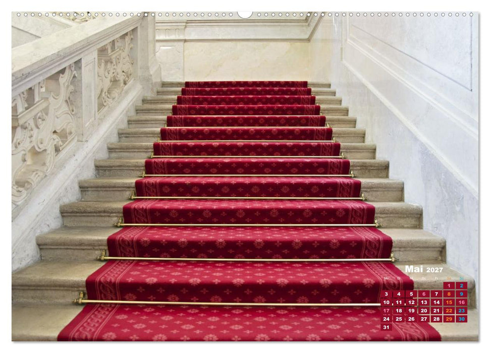 Stufe um Stufe - Treppen (CALVENDO Premium Wandkalender 2027)