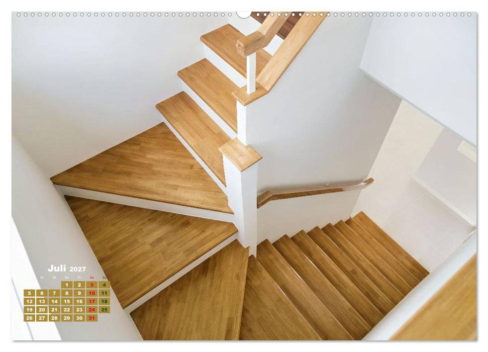 Stufe um Stufe - Treppen (CALVENDO Premium Wandkalender 2027)