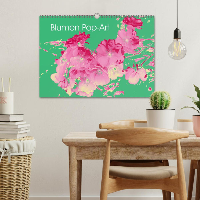Blumen Pop-Art (CALVENDO Wandkalender 2027)