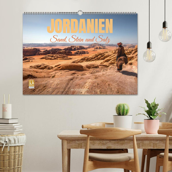 Jordanien Sand, Stein und Salz (CALVENDO Wandkalender 2027)