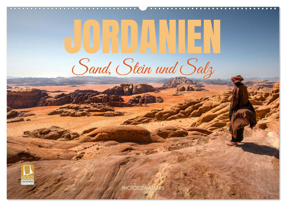 Jordanien Sand, Stein und Salz (CALVENDO Wandkalender 2027)