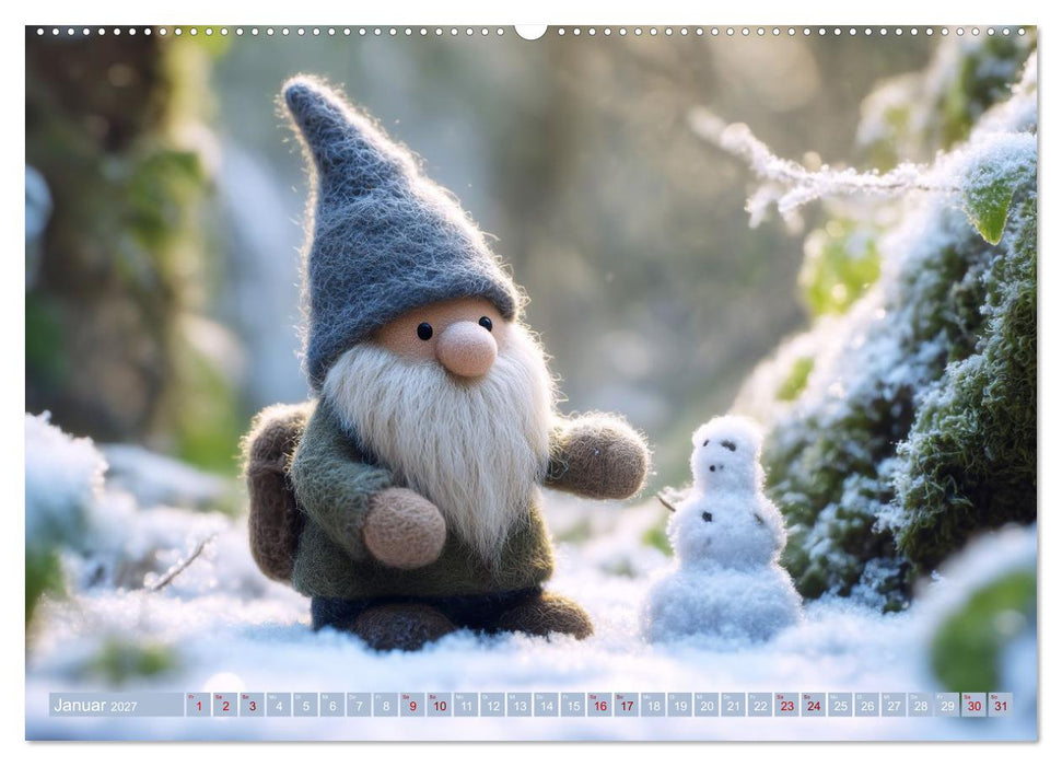 Wichtelglück zwischen Wald und Wiese (CALVENDO Wandkalender 2027)